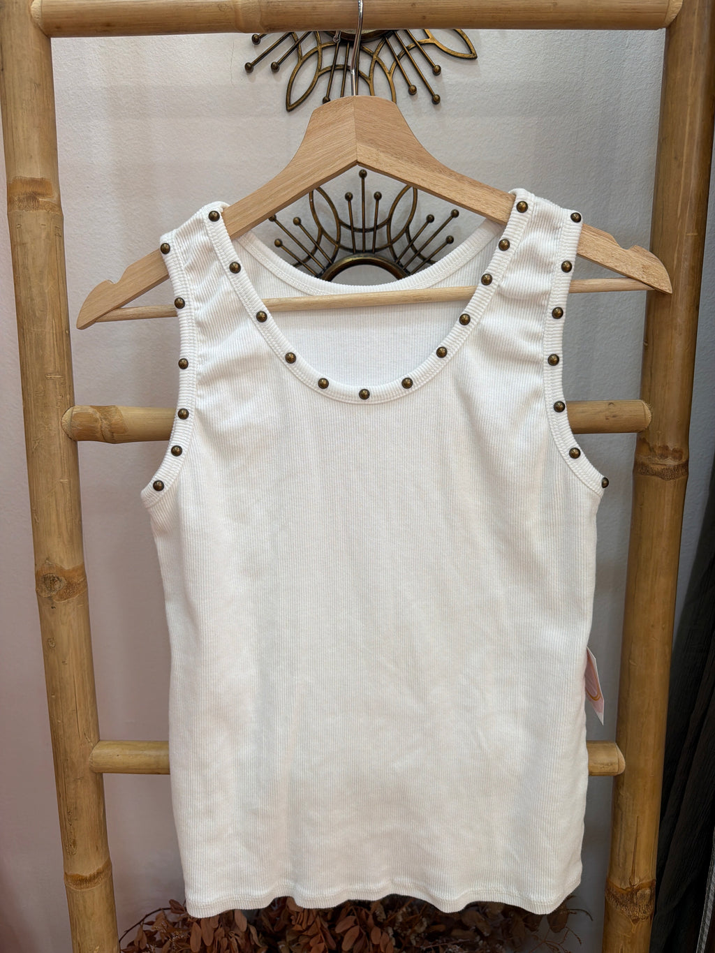 Camiseta tachuelas canalé