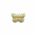 Broche f mariposa