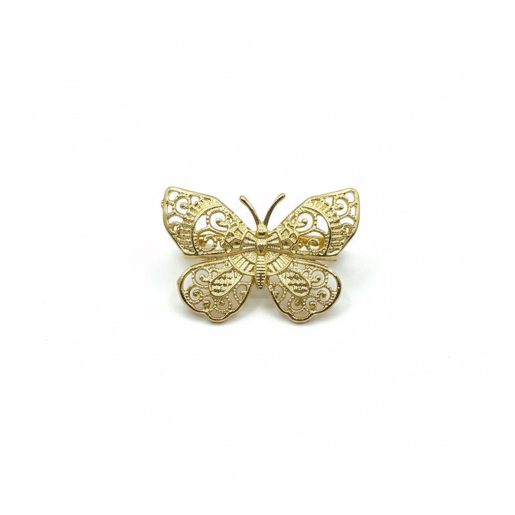 Broche f mariposa