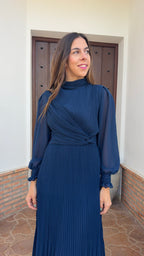Vestido pliegues