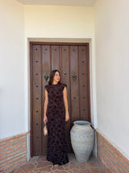 Vestido e Atenea Marron