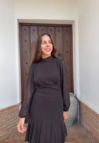 Vestido Janna Marrón chocolate