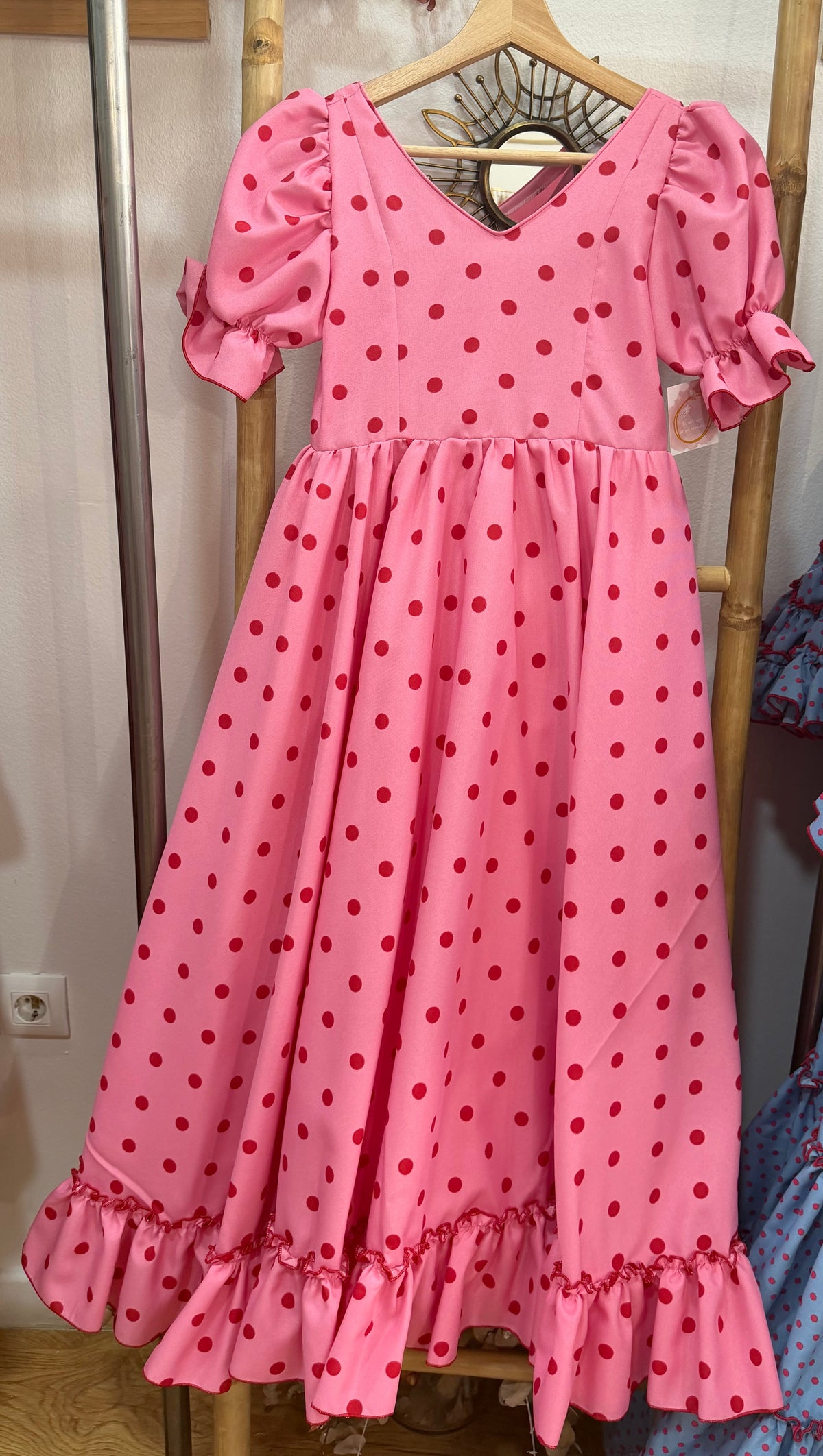 Vestido flamenca bruna