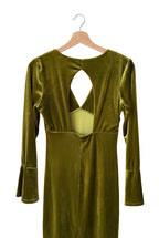 Vestido terciopelo campana