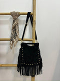 Bolso ante flecos