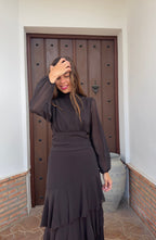 Vestido Janna Marrón chocolate