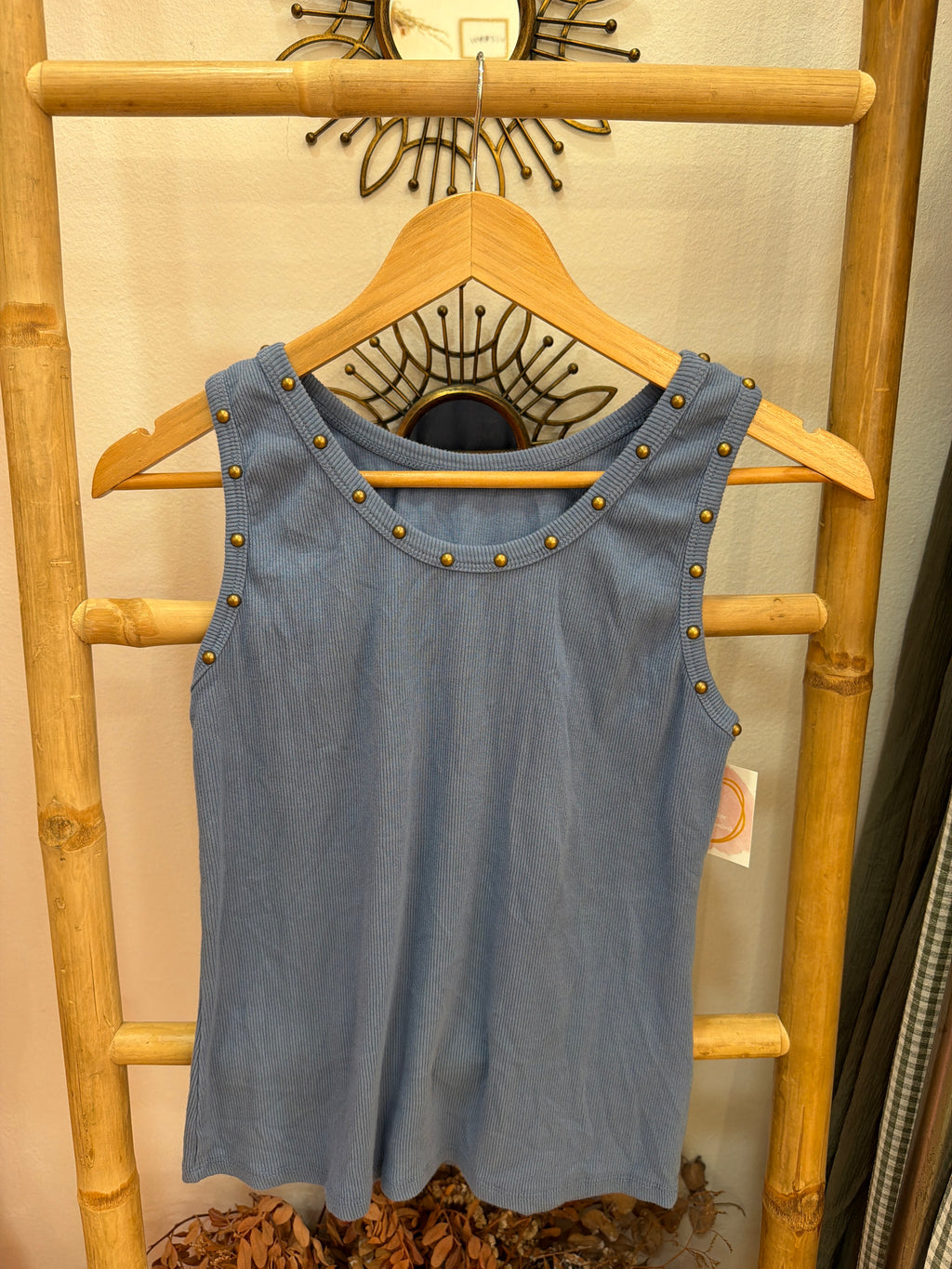 Camiseta tachuelas canalé