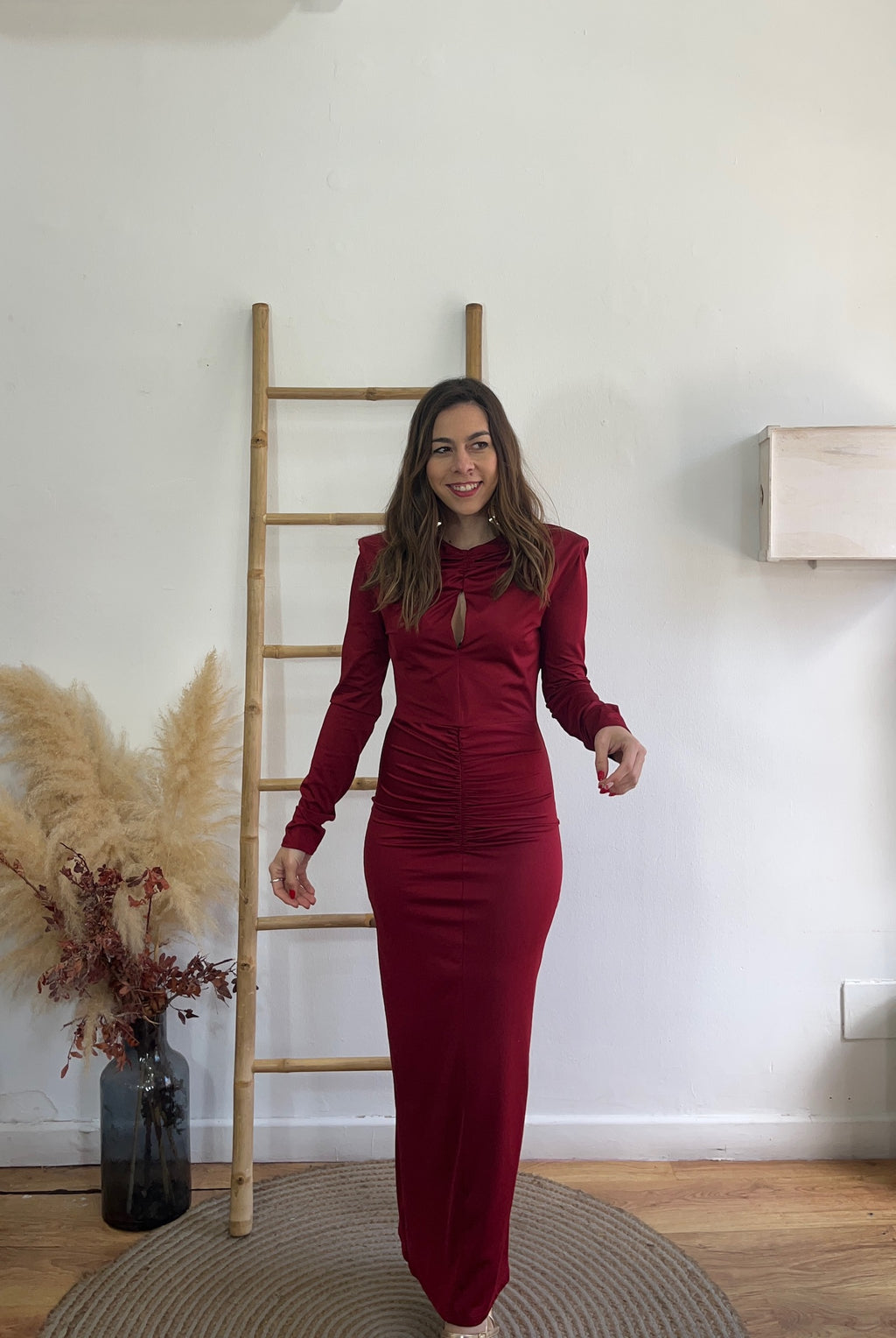 Vestido e saten