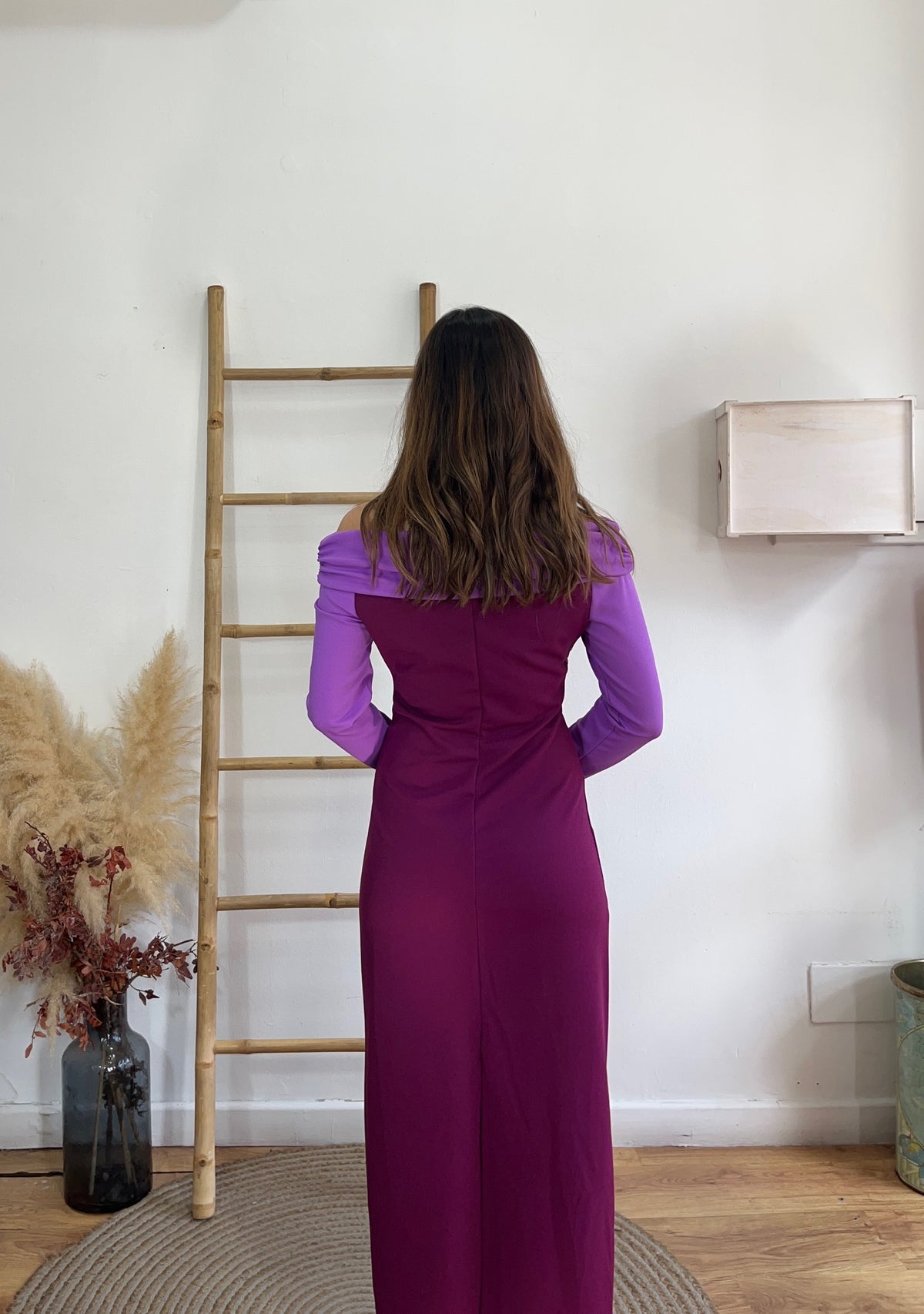 Vestido e Macarena buganvilla