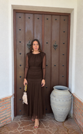 Vestido e ana marron