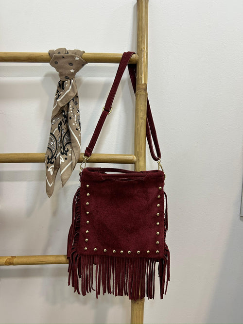 Bolso ante flecos