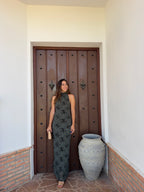 Vestido e Cuello halter