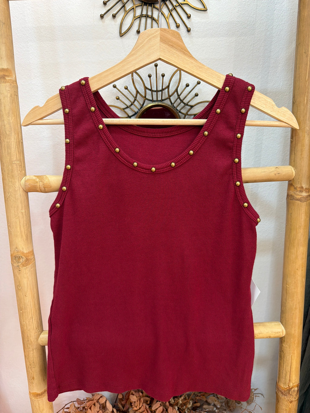 Camiseta tachuelas canalé