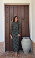 Vestido e lorena verde