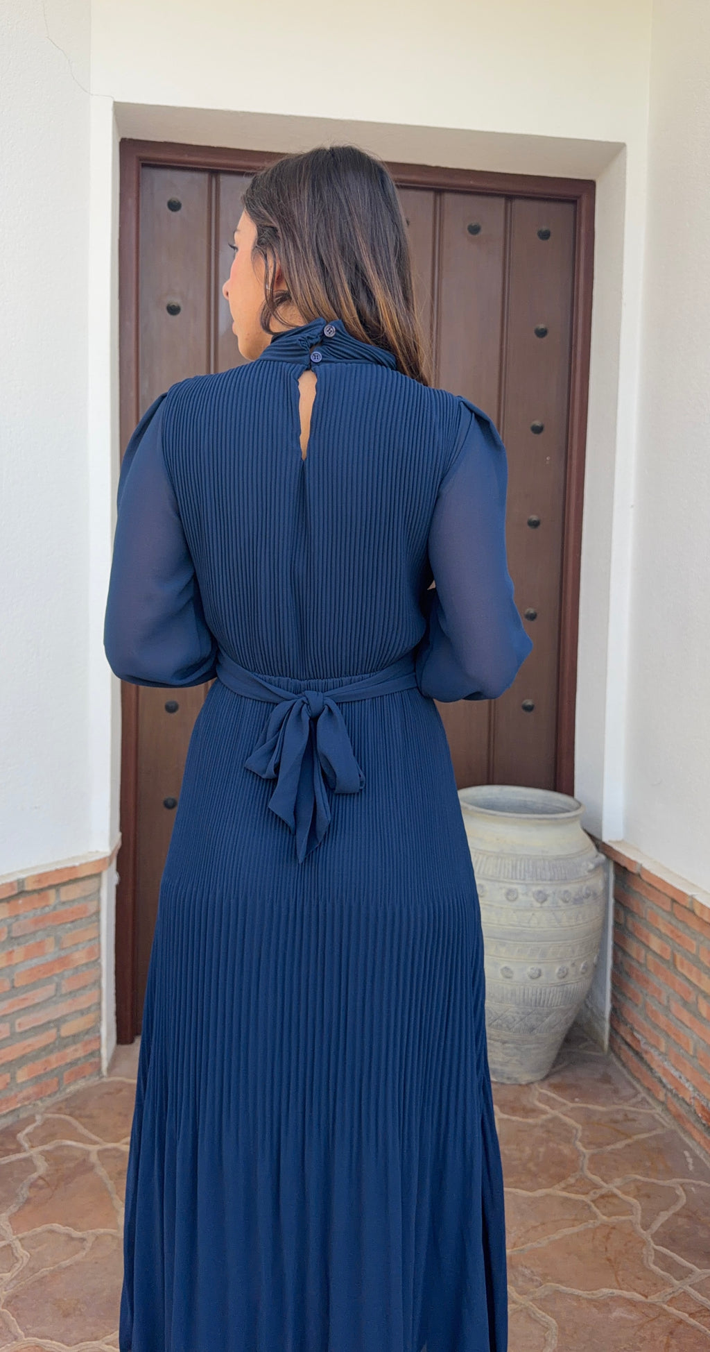 Vestido pliegues