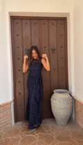 Vestido Sara azul marino