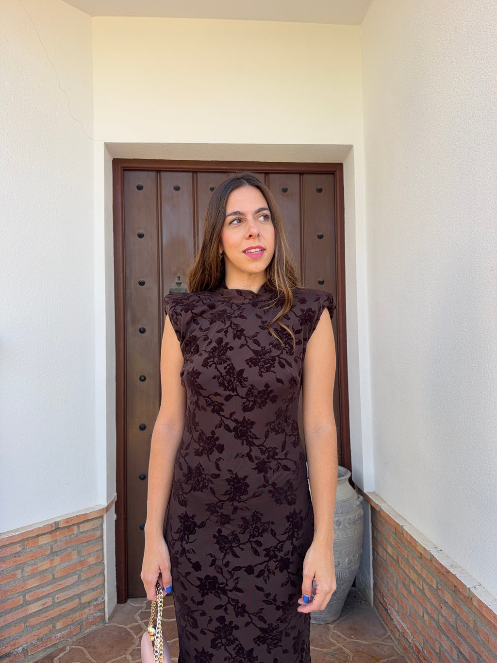 Vestido e Atenea Marron