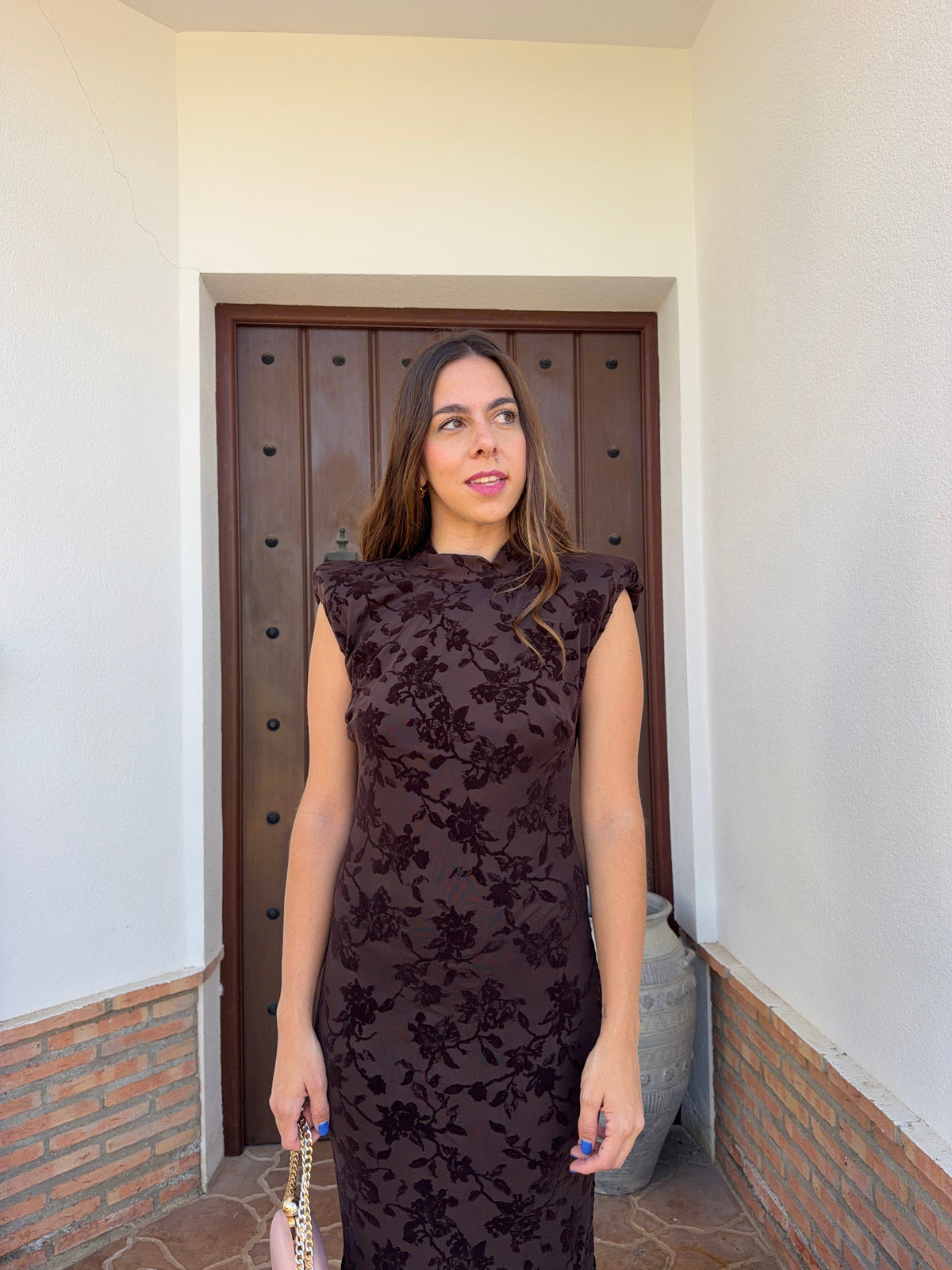 Vestido e Atenea Marron