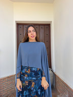 Vestido e Ana estampado azul marino