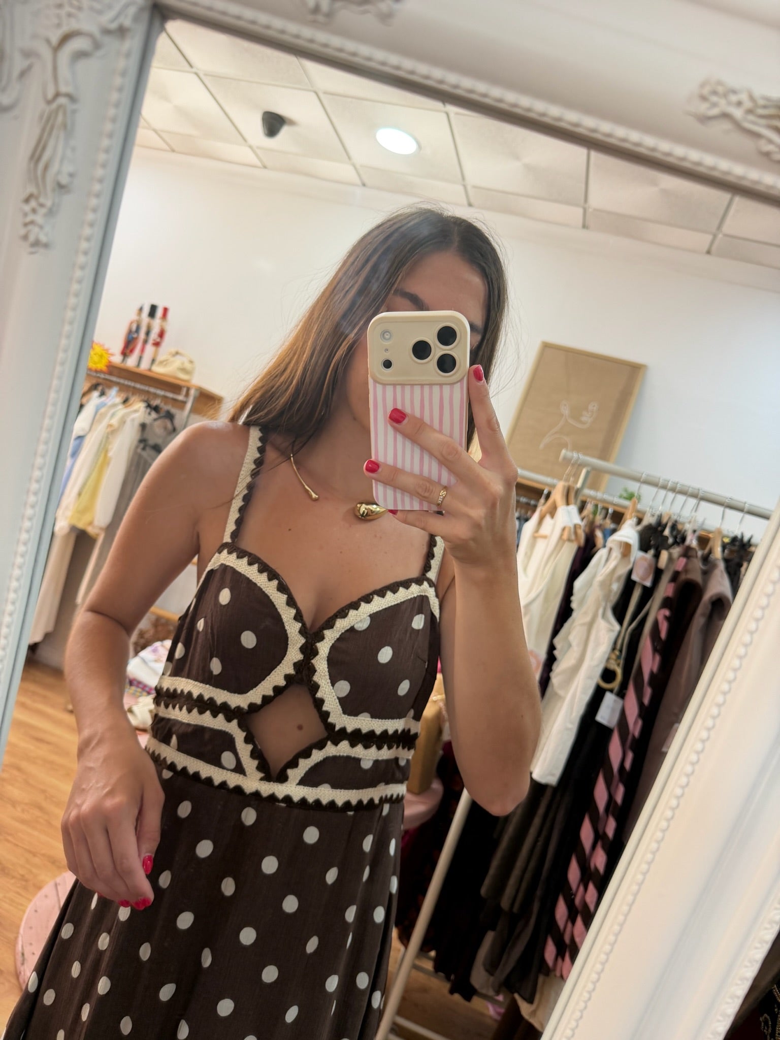 Vestido lunares