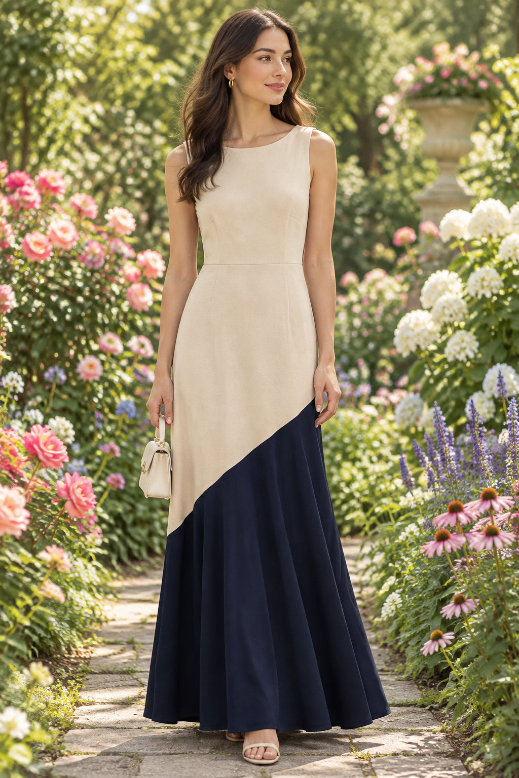 Vestido Bicolor