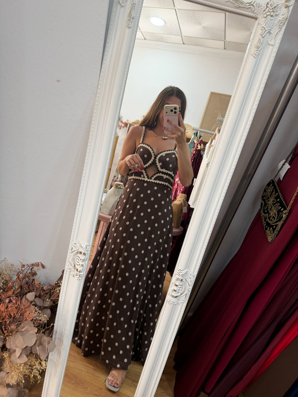 Vestido lunares
