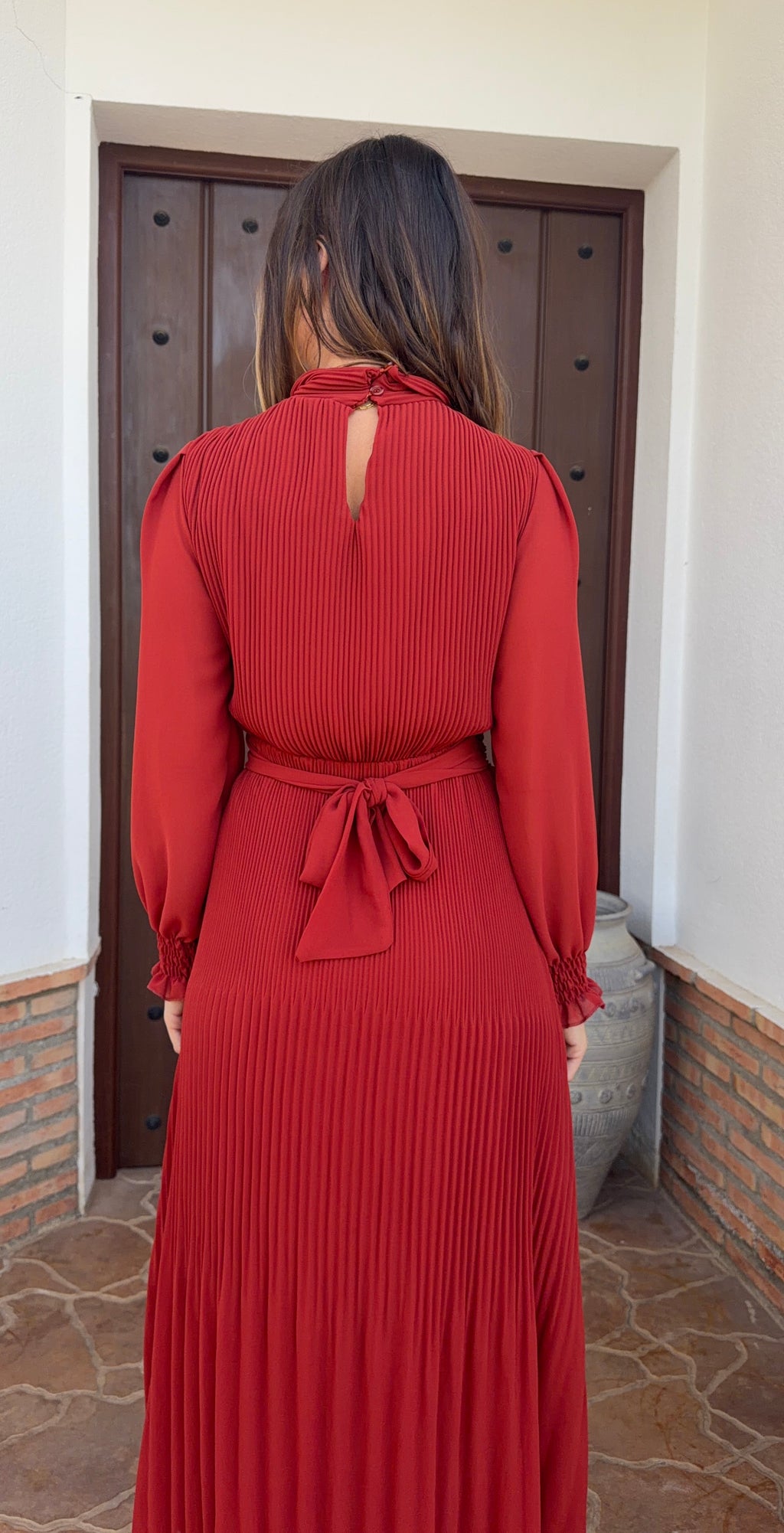 Vestido pliegues