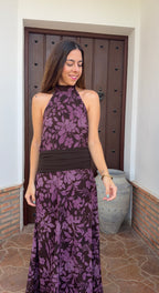 Vestido Sirena Marron