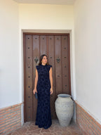 Vestido e Atenea Azul marino