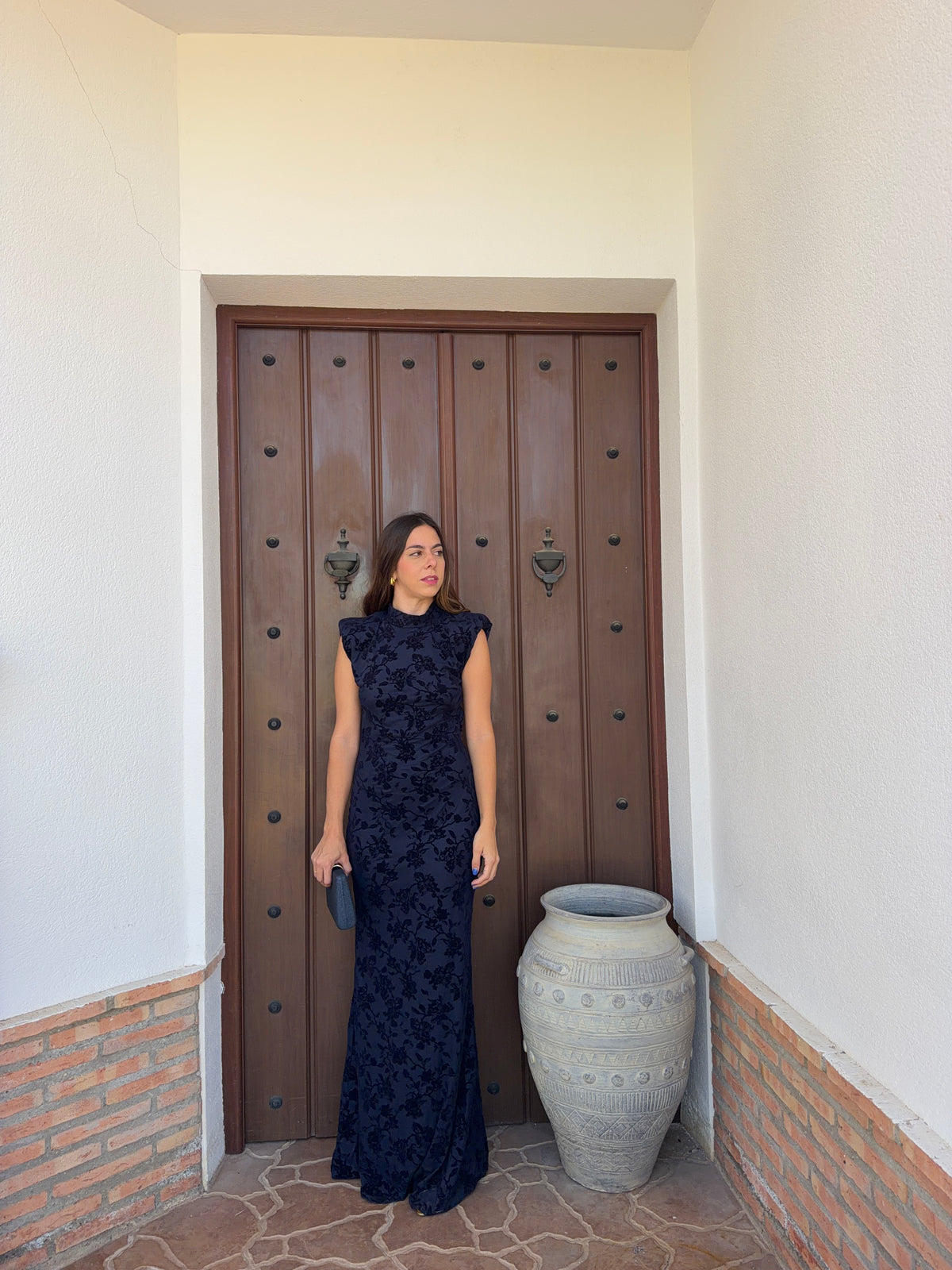 Vestido e Atenea Azul marino