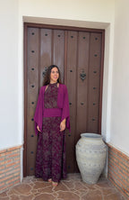 Vestido Sirena buganvilla