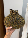 Bombonera bolitas negra