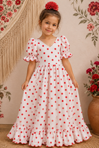 Vestido flamenca bruna