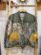Bomber estampada