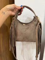 Bolso ante flecos