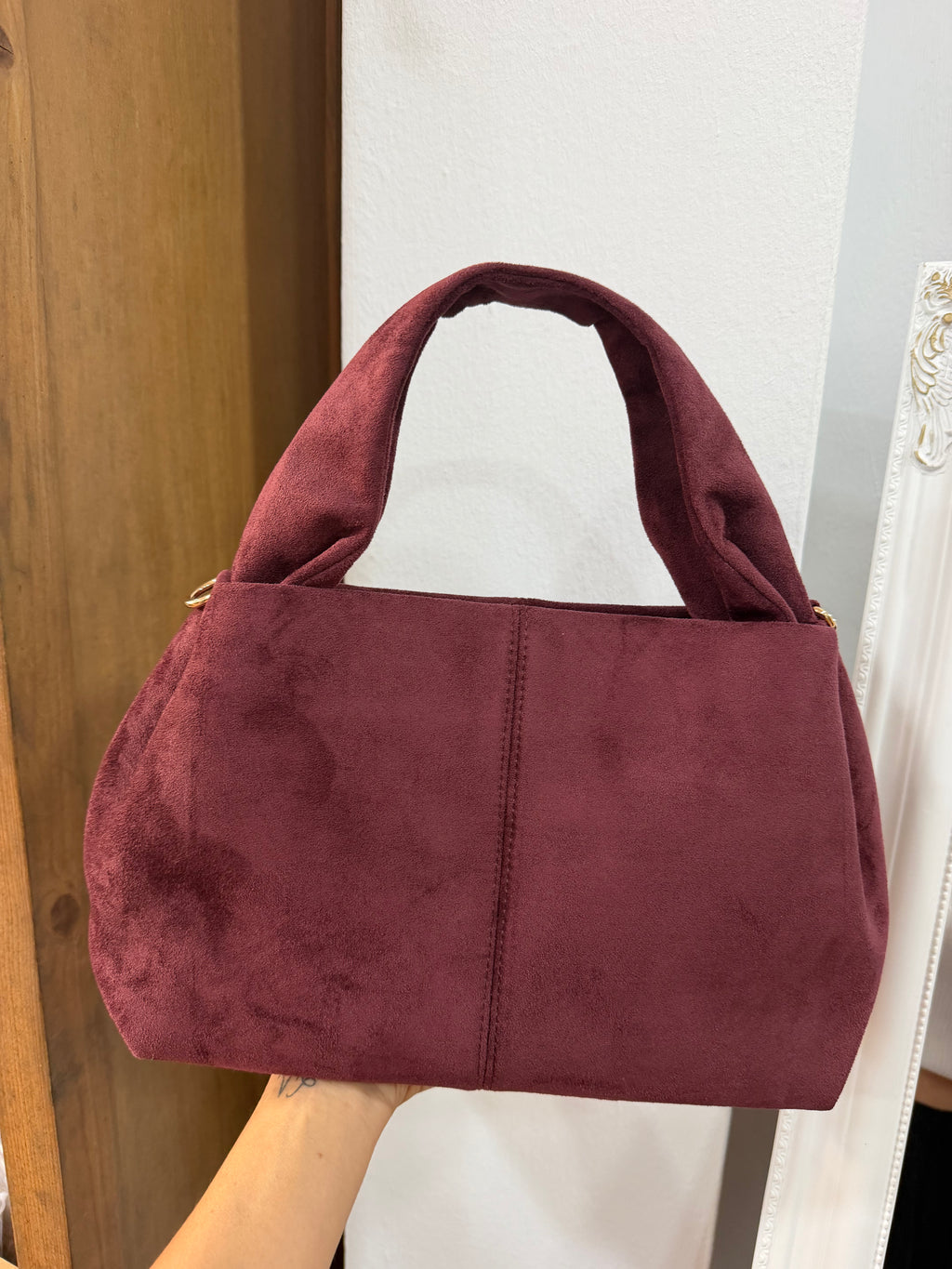 Bolso ante asa corta grande