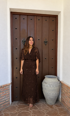 Vestido e Morella marron