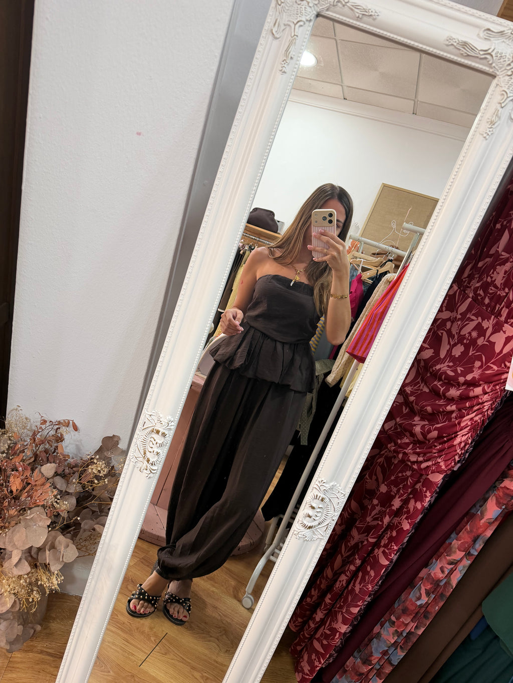 Conjunto top+pantalon