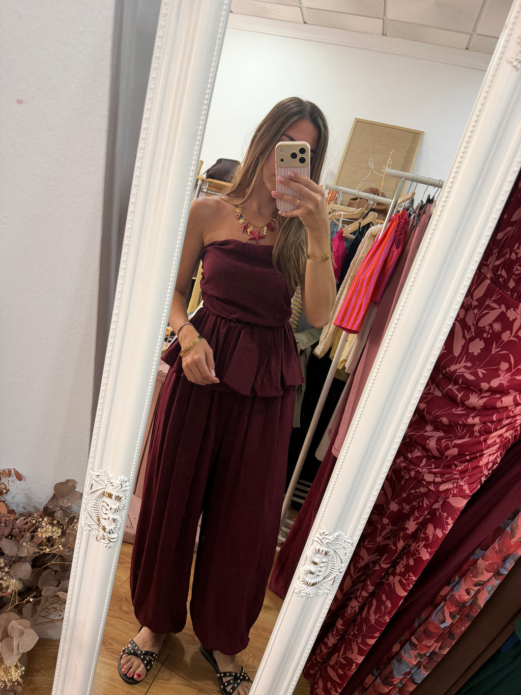 Conjunto top+pantalon