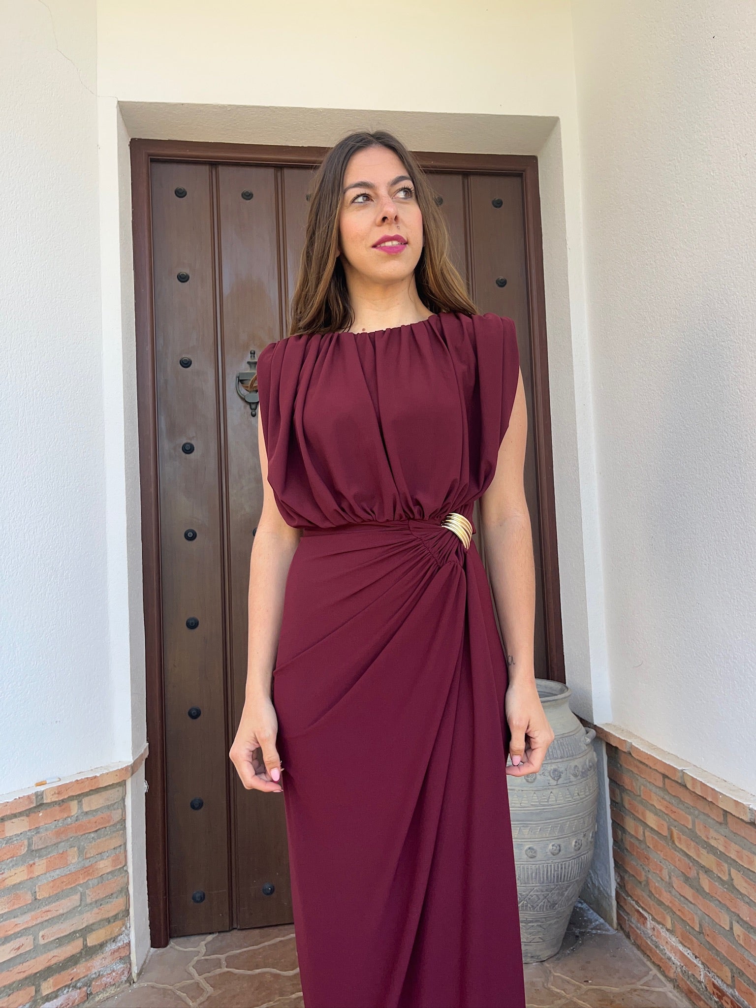 Vestido Francisca manga corta