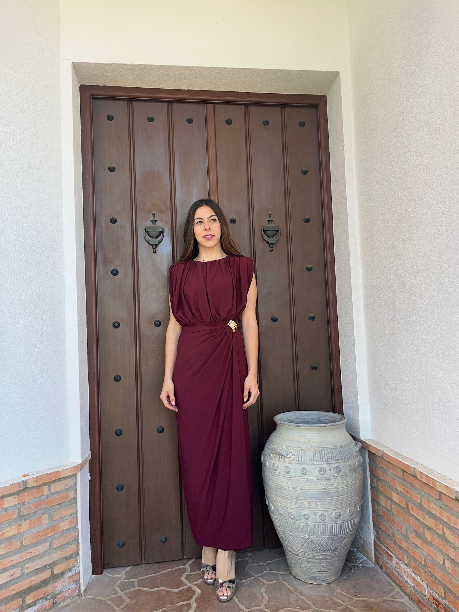 Vestido Francisca manga corta