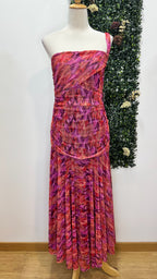 Vestido estampado tirante