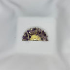 Broche f abanico piedras