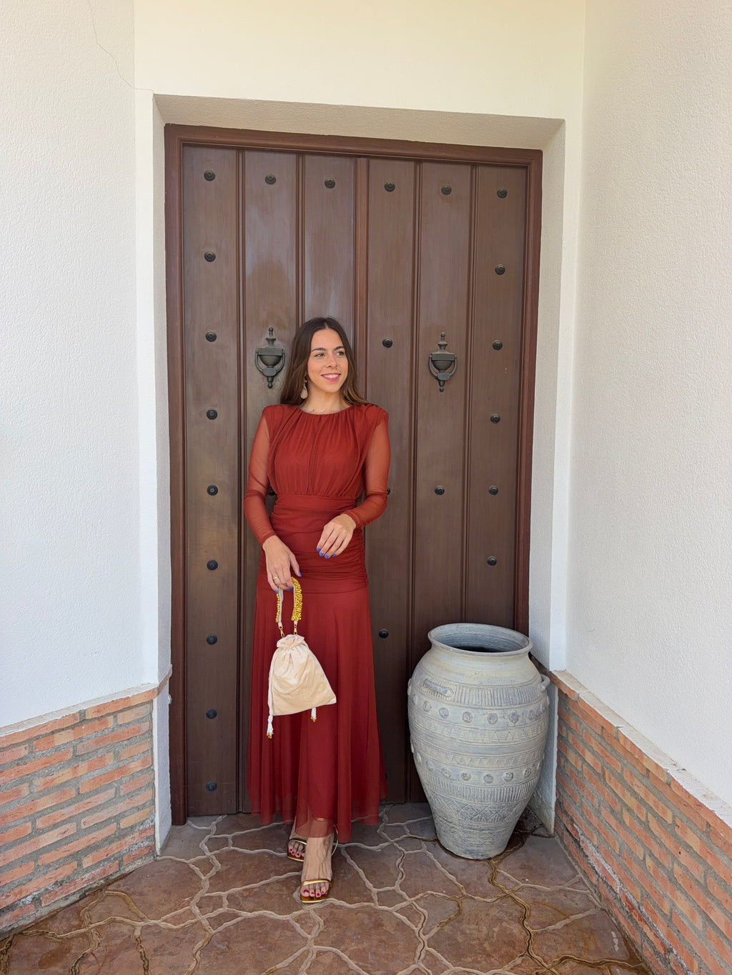 Vestido Ana Liso caldera