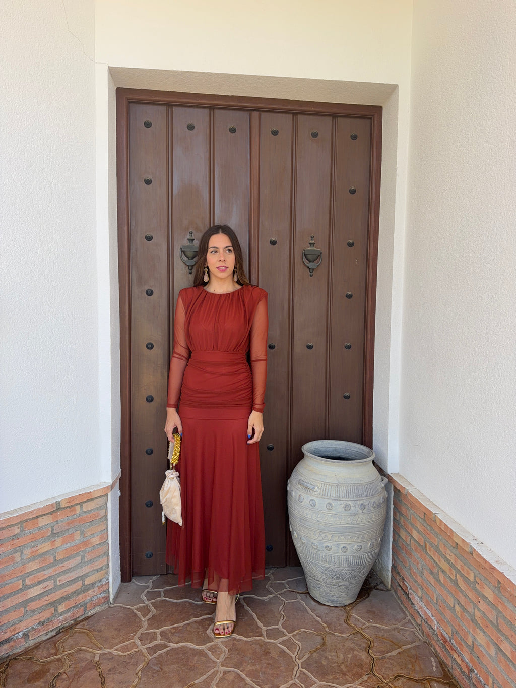 Vestido Ana Liso caldera