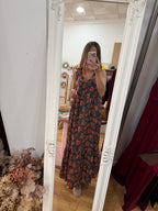 Vestido Estampado Azul