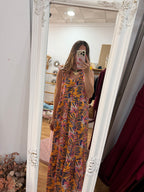 Vestido Estampado Naranja