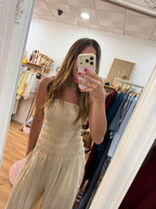 Mono liso beige
