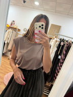 Camiseta efecto canalé