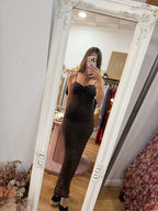 Vestido tirantes textura